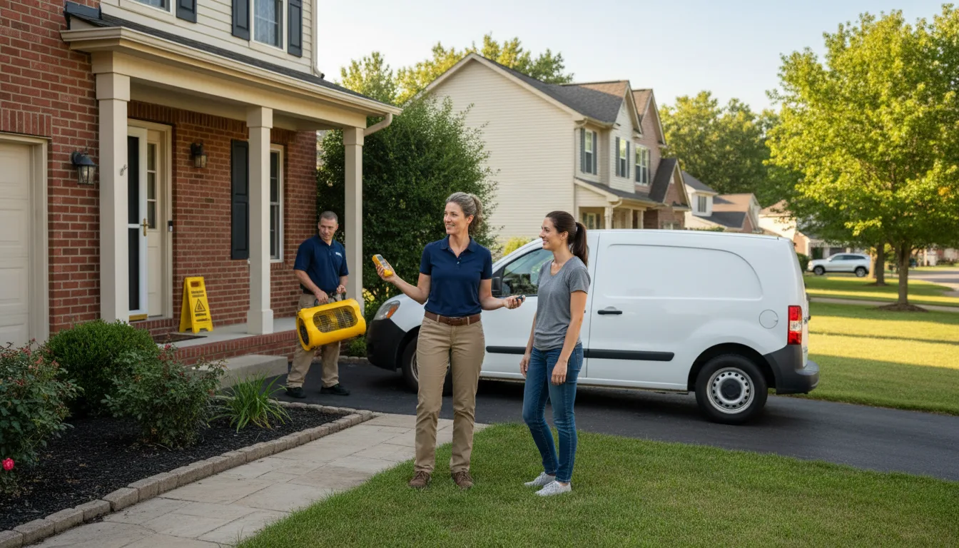 Residential water damage restoration in Wellsboro, PA